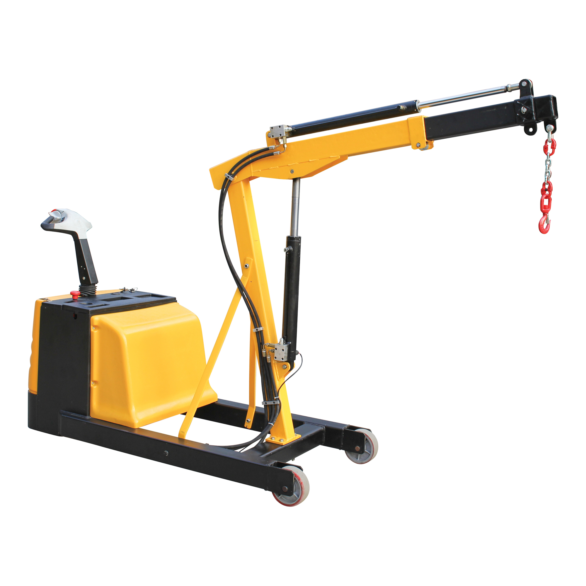 Vestil Electric Powered Counter Balanced Floor Crane - 1500-Lb. Capacity, 24V DC, Model# EPFC-CB-15